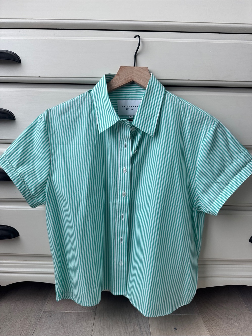 The Shirt boxy short sleeve button down